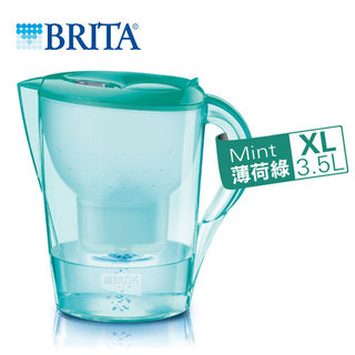 《德國BRITA》3.5L馬利拉花漾濾水壺【內含一支濾芯】-薄荷綠