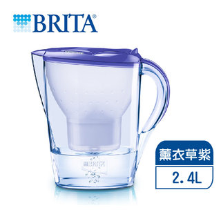 《德國BRITA》2.4L馬利拉花漾濾水壺【內含一支濾芯】-薰衣草紫
