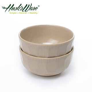 【美國Husk’s ware】稻殼天然無毒環保日式大餐碗(2入)