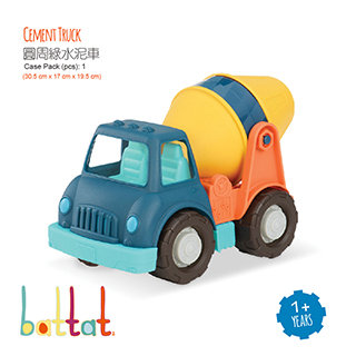 美國【B.Toys】圓周綠水泥車 _ WW系列