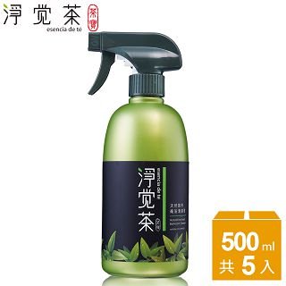 【茶寶  淨覺茶】天然茶籽衛浴清潔液 500ml(5瓶)