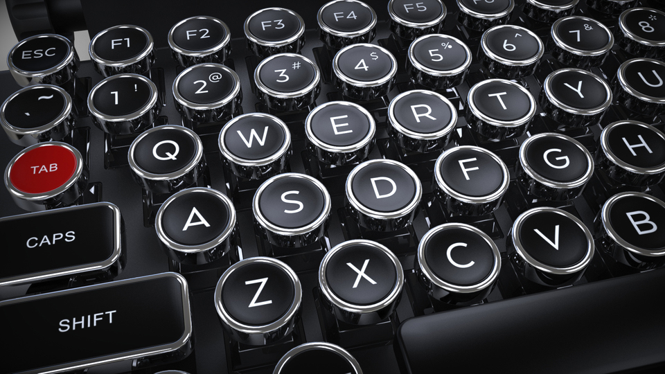 QWERKY TOYS Qwerkywriter 復古打字機鍵盤
