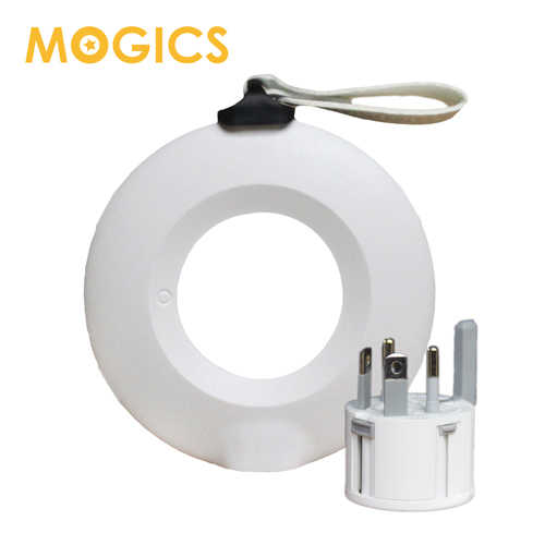 【MOGICS】Power Donut 圓形旅用排插 (黑/白)