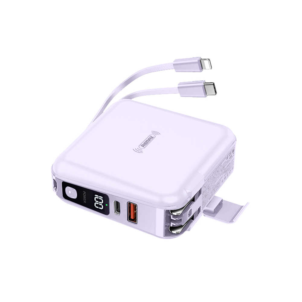 【REMAX】RPP-145 無界2 10000mAh PD+QC快充 自帶線行動電源 - 酷樂館-線上購物| 有閑購物