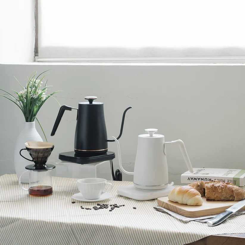 【YAMAZEN 山善】EGL-C1280TW 職人溫控手沖壺 快煮壺