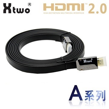 [富廉網]【Xtwo】X2-AHDMI A系列 1M HDMI2.0 3D/4K 影音傳輸線