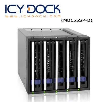 [富廉網] ICY DOCK MB155SP-B 3.5 SATA HDD 熱插拔硬碟模組