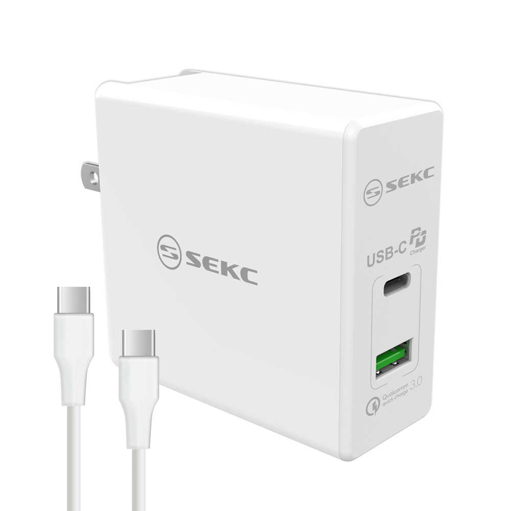 [富廉網]【SEKC】PD旅充系列 SPD-602WT 充電器 60W