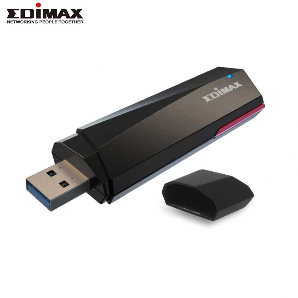 EDIMAX 訊舟 EW-7822UMX AX1800 Wi-Fi 6 雙頻 USB 3.0 無線網路卡 [富廉網]