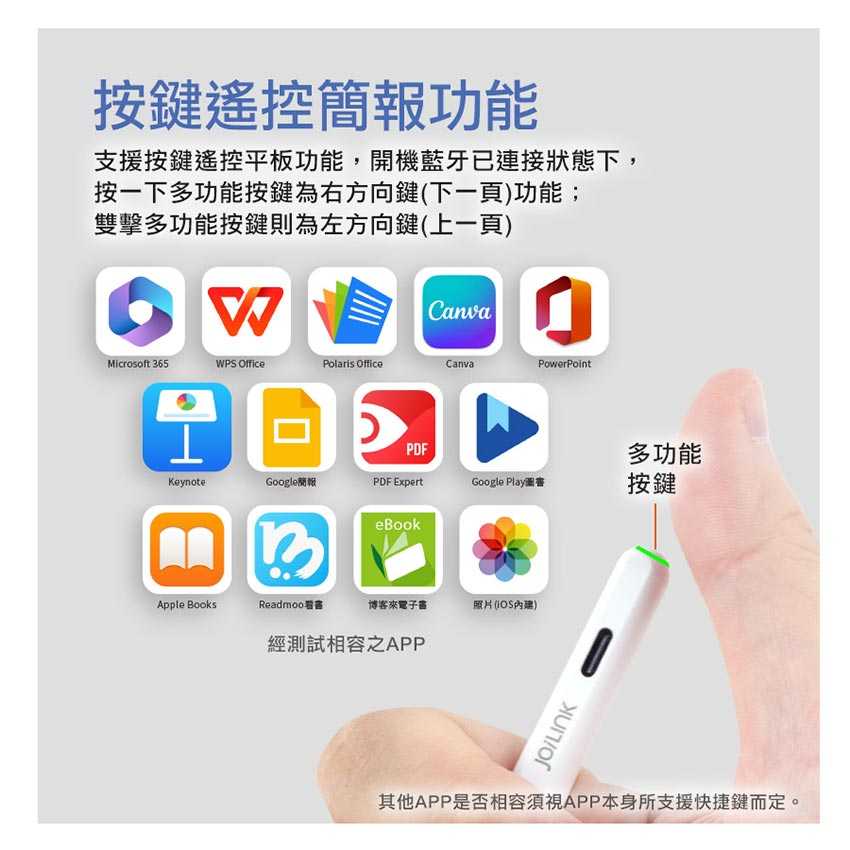 iPad專用無線充手寫繪圖筆 PCL-10 【支援Ipad側邊磁吸無線充電】