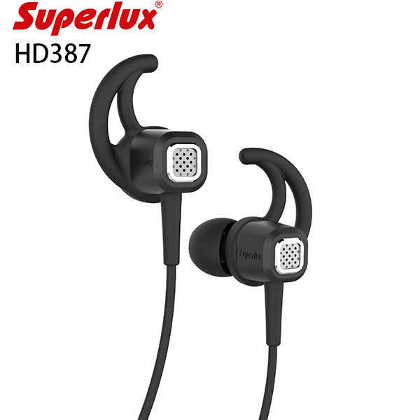 [富廉網]【Superlux】舒伯樂 HD387 內耳掛入耳式耳機