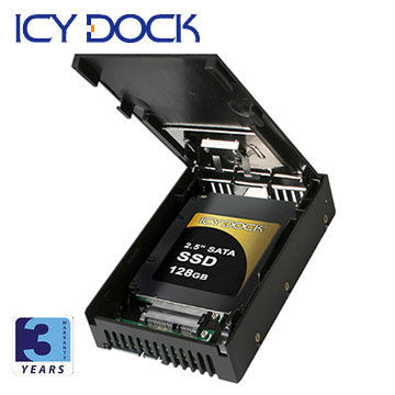 [富廉網] ICY DOCK MB882SP-1S-1B 2.5轉3.5吋 硬碟轉換盒