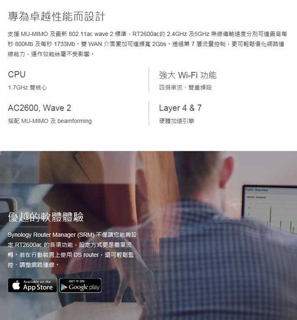 【Synology】群暉科技 RT2600AC 路由器 [富廉網]