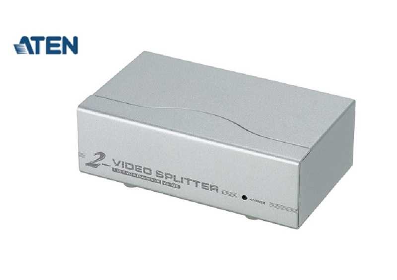ATEN VS92A 2埠VGA視訊螢幕分配器 (頻寬350MHz)