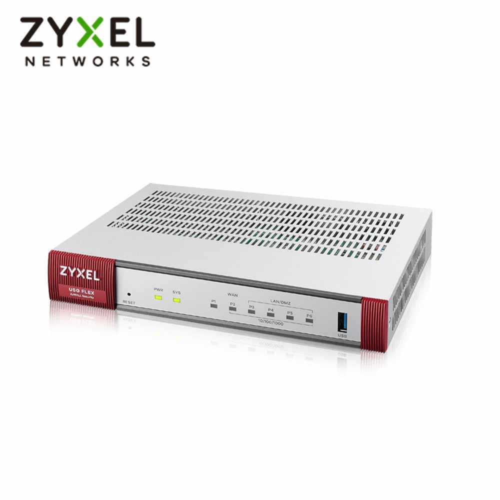 缺貨Zyxel 合勤 USG FLEX100雲端防火牆 智能 大數據情資 國安資安分析 網路VPN 路由器-富廉網