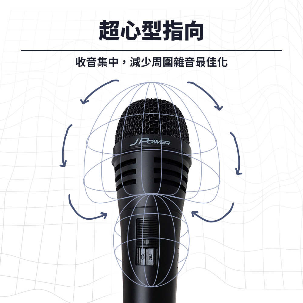 J-POWER DM-889 演唱級動圈式有線麥克風(附收納包) JPOWER JP-AV-DM889