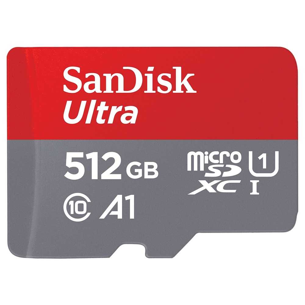 SanDisk Ultra microSDXC 512GB, A1, C10, U1, UHS-I, 150MB 記憶卡