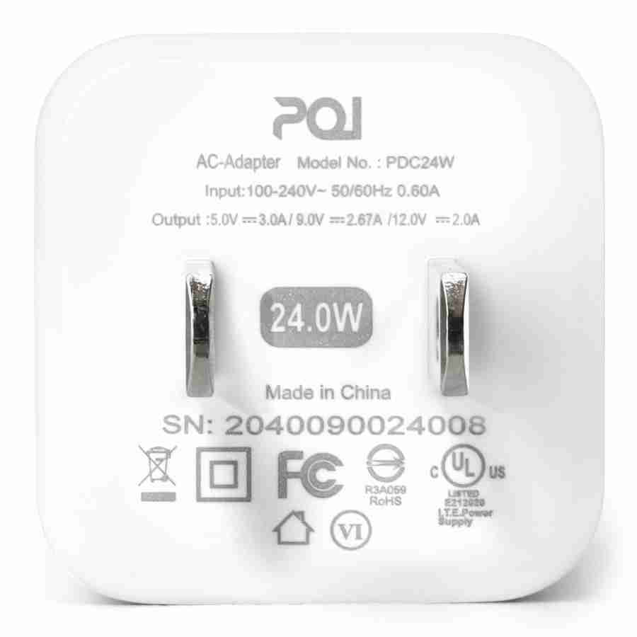 PQI PDC24W USB-C 極速(PD)快充頭 [富廉網]