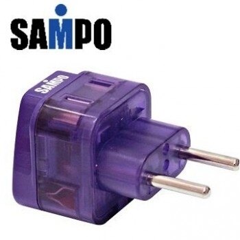 SAMPO EP-UJ2B 旅行萬用轉接頭-區域型 1入 [富廉網]