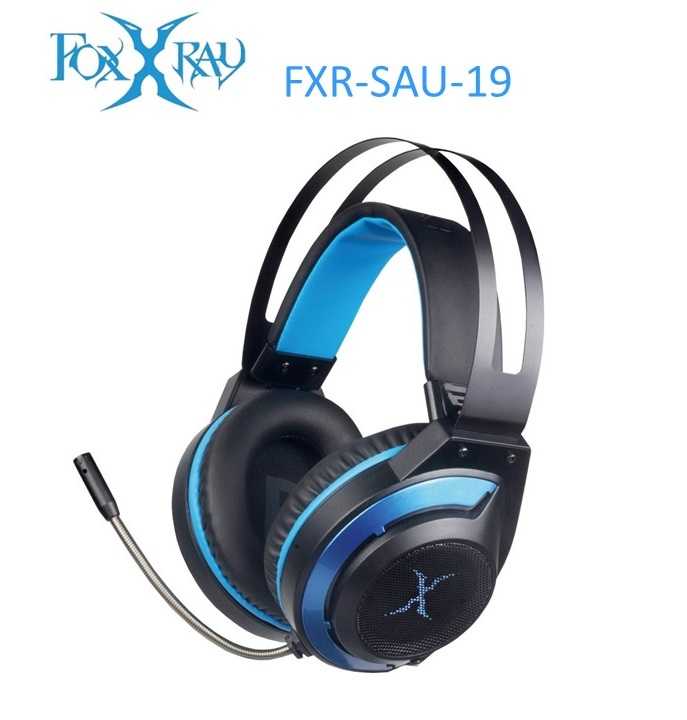 FOXXRAY 狐鐳 FXR-SAU-19 炫藍響狐USB電競耳機麥克風 [富廉網]