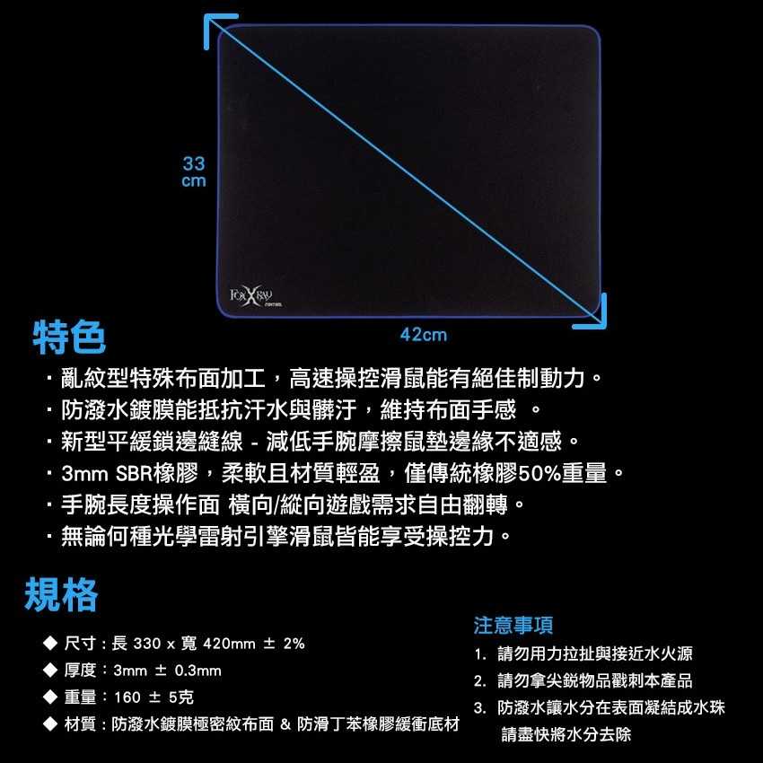 FOXXRAY狐鐳 FXR-PPS-26 亂紋控制型鼠墊