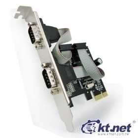 [富廉網]【KTNET】KTCAPIEMOS9922-2S PCI-E 9公*2埠 9922 擴充卡