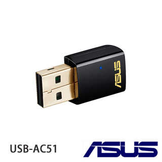 華碩 ASUS USB-AC51 WiFi介面卡 雙頻Wireless-AC600 [富廉網]