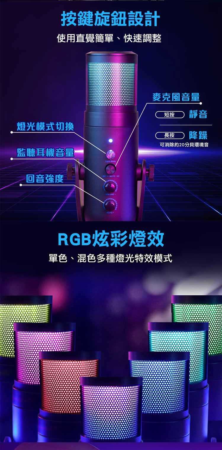 FOXXRAY 伊里斯響狐USB電競麥克風(FXR-HUM-08)