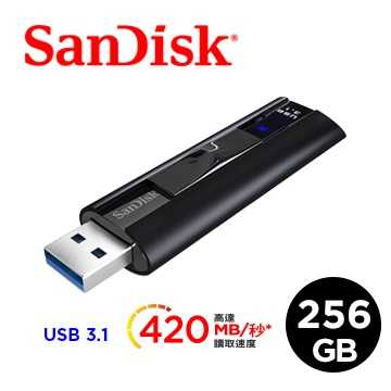 SanDisk ExtremePRO CZ880 USB3.1 隨身碟 256G [富廉網]