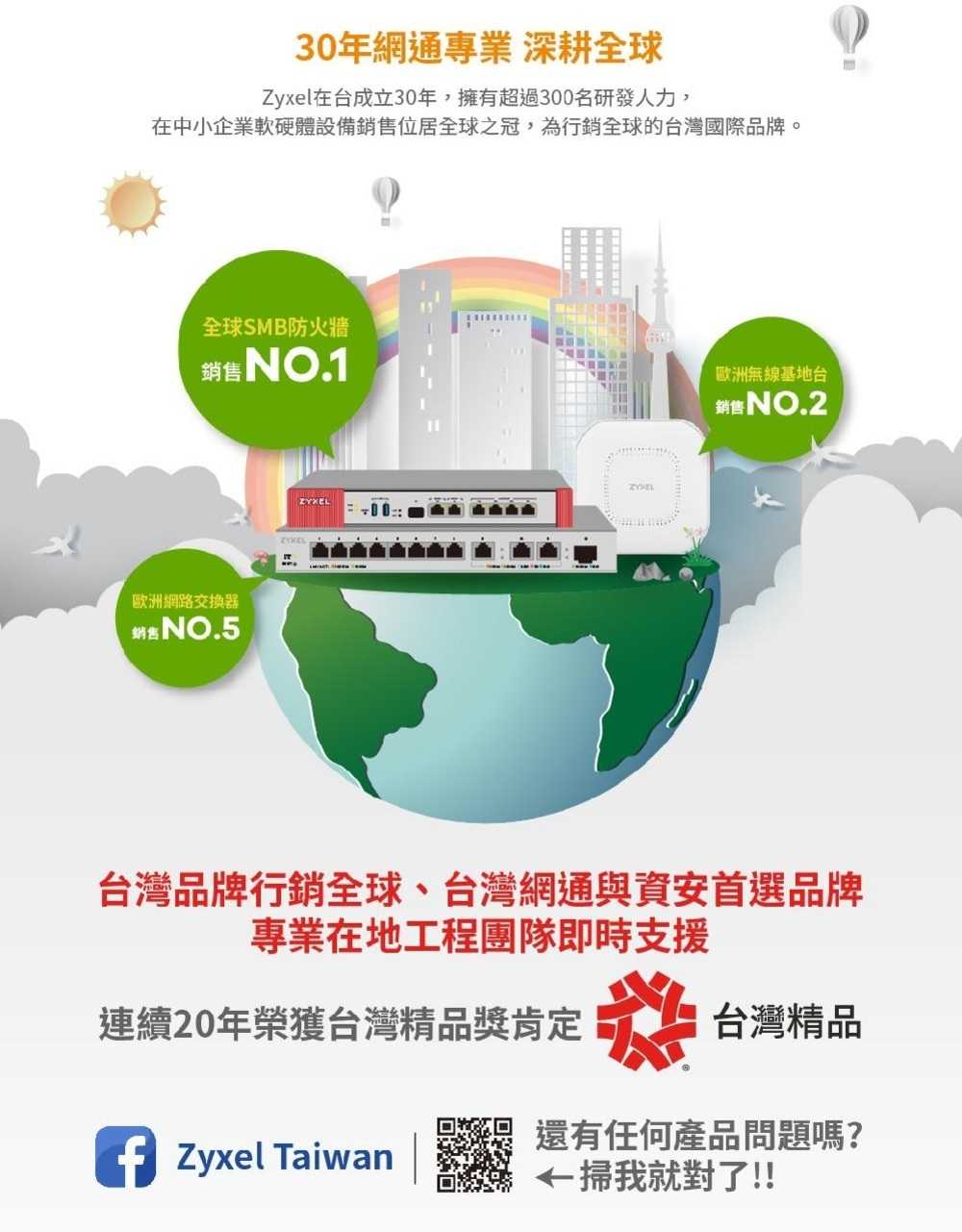 ZYXEL 合勤 NWA50AX PRO 雙頻 MU-MIMO 2.5G WIFI 6 無線網基地台 [富廉網]