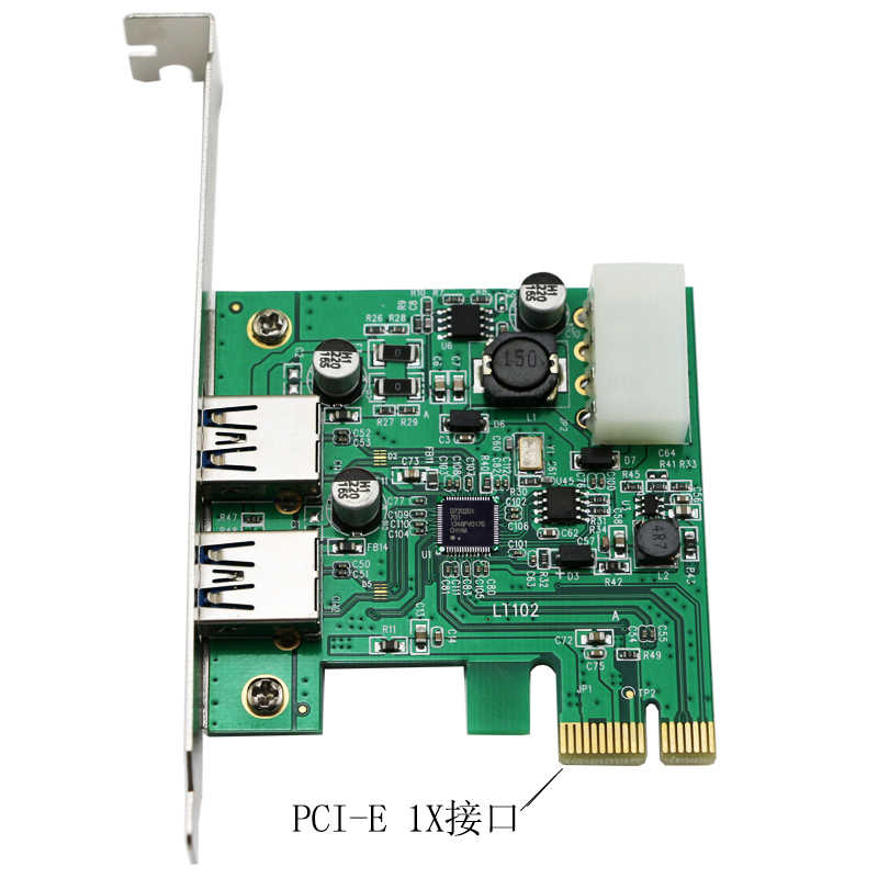 [富廉網]【KTNET】KTCAPIEVJUB312NEC PCI-E USB3.0擴充卡2P