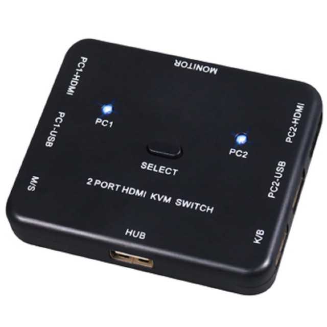 【伽利略】HDMI 4K2K 2埠 KVM電腦切換器(HKVM2S) [富廉網]