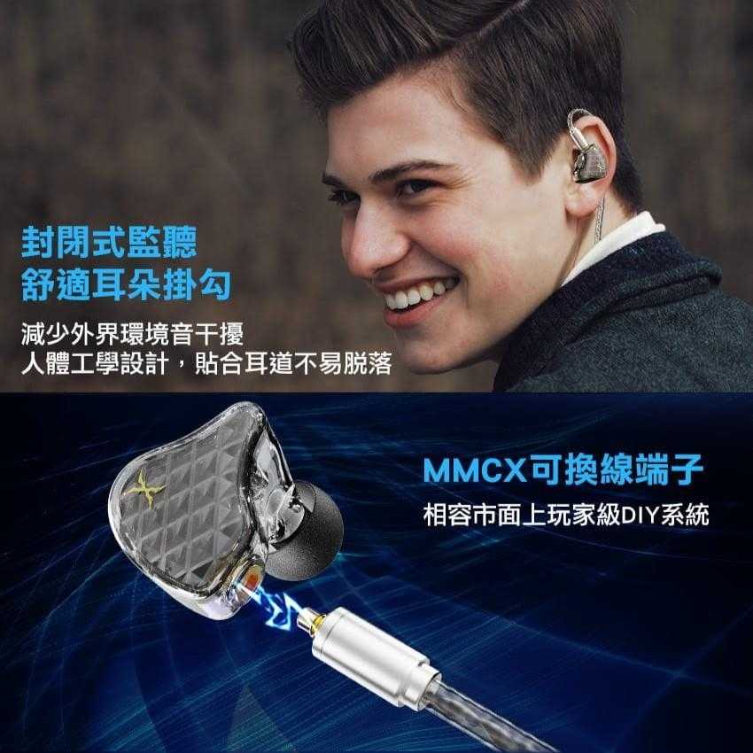 FOXXRAY狐鐳 FXR-IEM-201 高清晰雙動圈入耳式監聽耳機