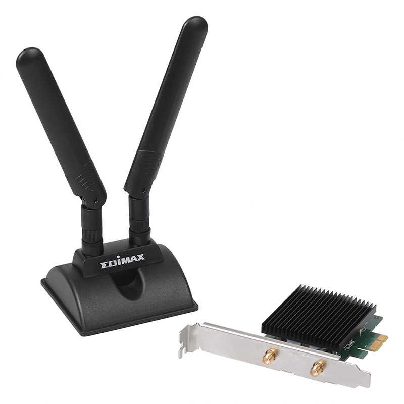 EDIMAX 訊舟 EW-7833AXP AX3000 Wi-Fi 6 PCIe 無線網路卡[富廉網]
