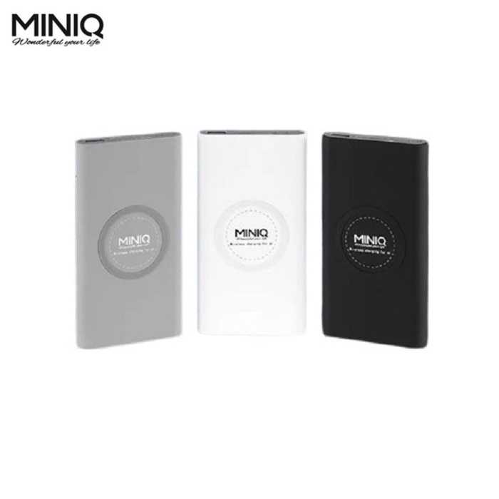 MINIQ 12000mAh 無線充電行動電源 MD-BP-050 Qi 台灣製 [富廉網]