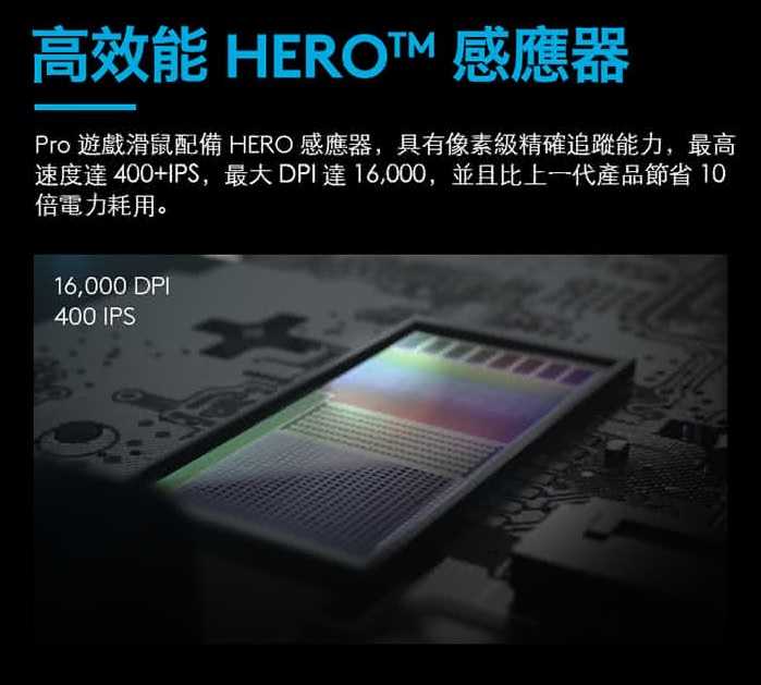 Logitech 羅技 G PRO HERO 電競有線滑鼠[富廉網]