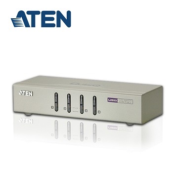 [富廉網]【ATEN】4埠 USB KVM多電腦切換器 支援喇叭&麥克風 (CS74U)