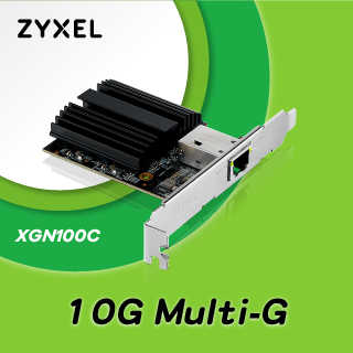 ZYXEL 合勤 XGN100C-TW02 五速 10G單埠有線網路卡 [富廉網]