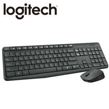 Logitech MK235 無線滑鼠鍵盤組 [富廉網]
