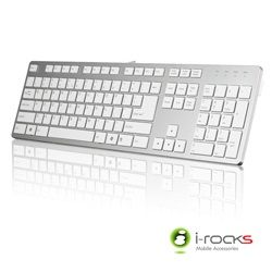 [富廉網] i-rocks艾芮克 K01W IRK01W 巧克力超薄鏡面鍵盤