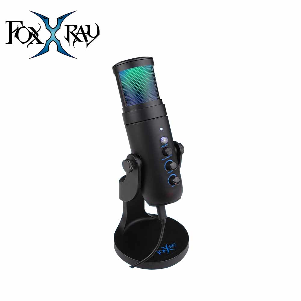 FOXXRAY FXR-HUM-08 伊里斯響狐USB電競桌上型麥克風-富廉網