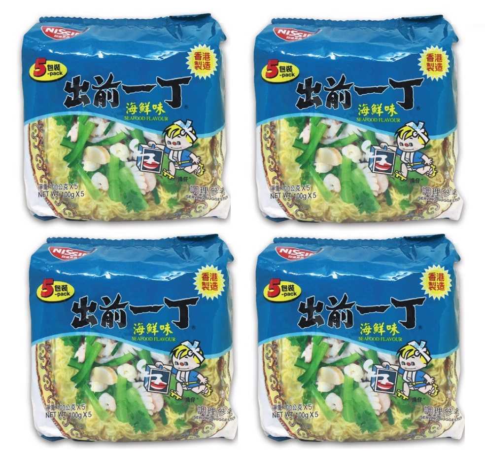 日清NISSIN 出前一丁速食麵 (海鮮味) 4袋(20包)