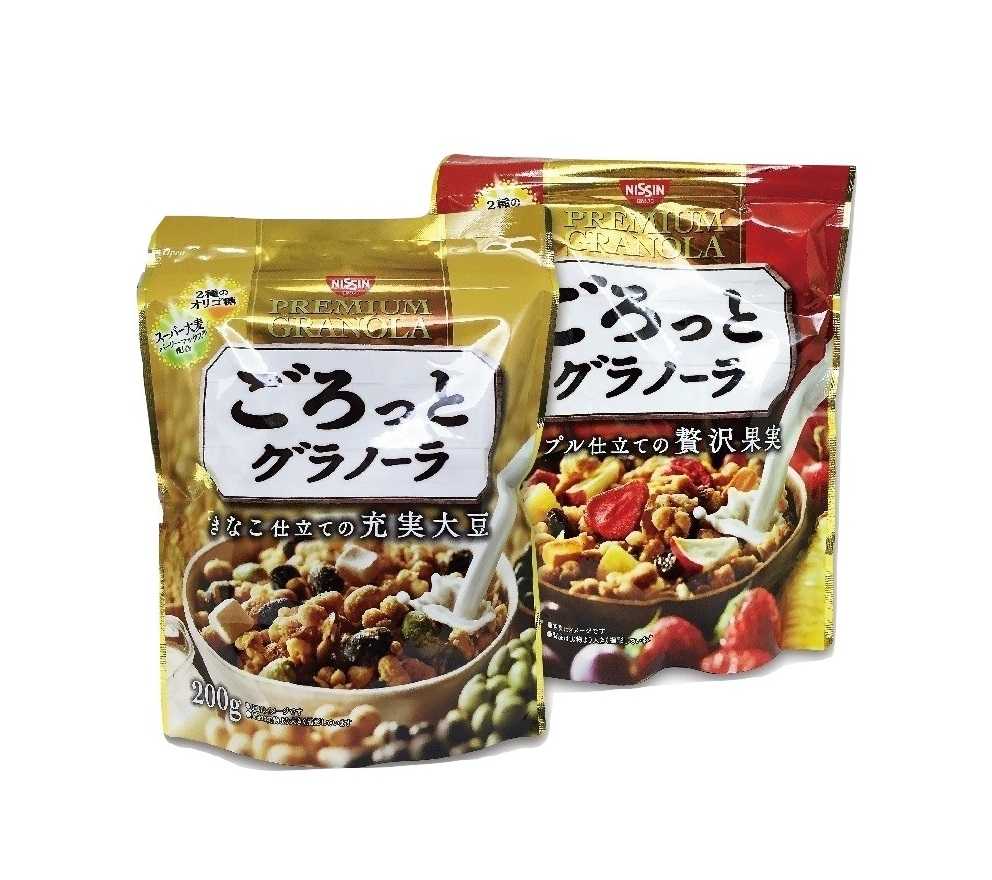 NISSIN日清 豆類燕麥片200g + 草莓燕麥片200g 兩包組