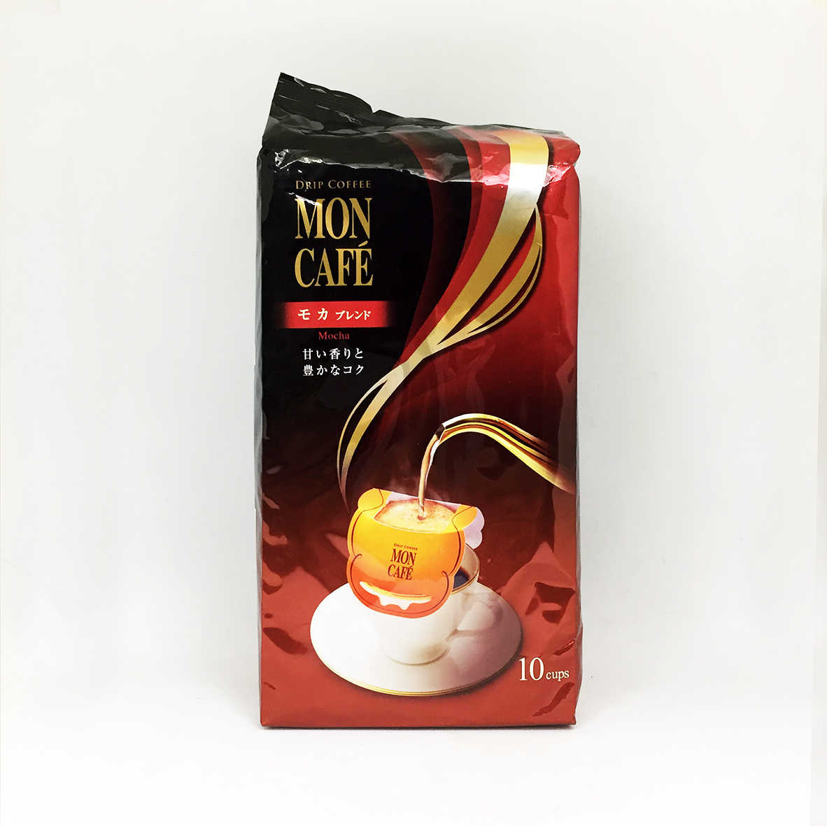 片岡 MON CAFE濾泡咖啡 10袋入 - 低咖啡因 / 摩卡 (掛耳咖啡)