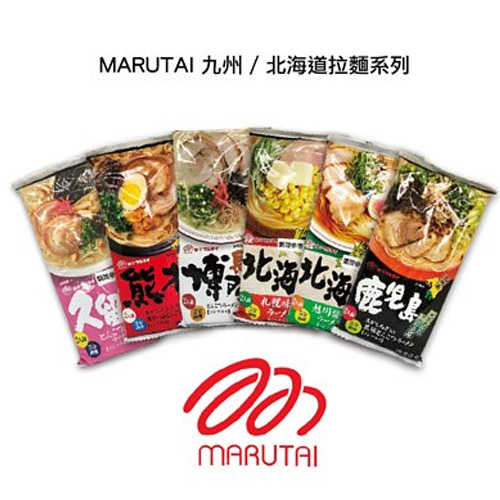 日本 MARUTAI 九州 / 北海道 拉麵系列(6包)