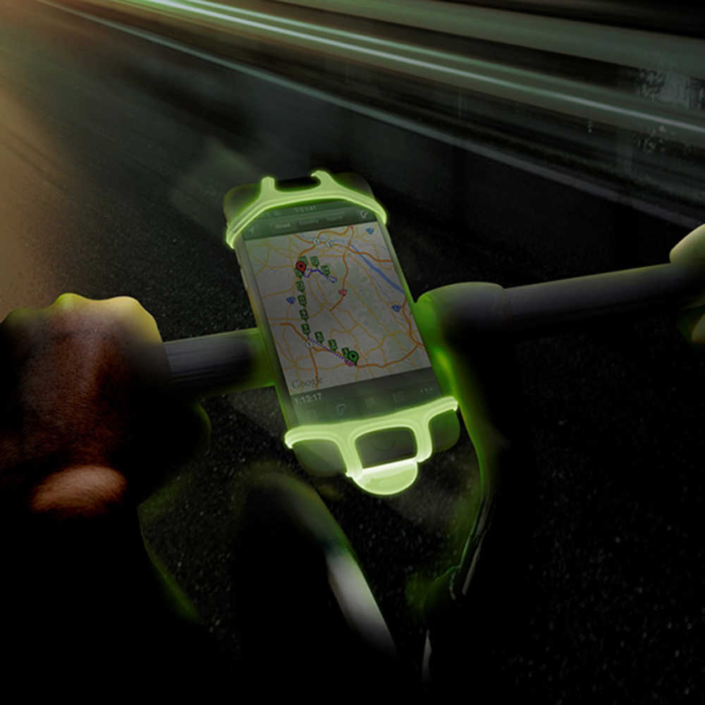 隨機投放：旅遊達人都買這個_Bike Tie 單車行動綁 手機架 - 夜光版