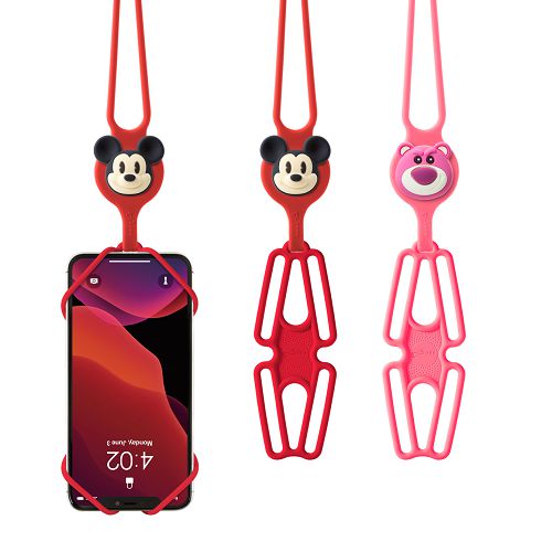 隨機投放：旅遊達人都買這個_【Bone】頸掛手機綁二代 Lanyard PhoneTie 2 - 迪士尼