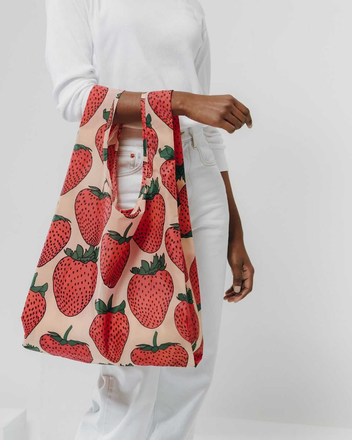 紐約潮感 BAGGU 口袋購物袋 經典款 香甜草莓（同一地址拚團價）